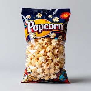 Bolsas de Polietileno al por Mayor, Resistentes a la Humedad, Impresas en Huecograbado, con Sellado Trasero, para Almacenamiento y Envío de Palomitas Crujientes y Papas Fritas - Product Image 1