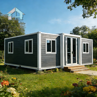 Conteneur mobile préfabriqué modulaire de 20 pieds, moderne, respirant, entièrement meublé, pliable et extensible, pour logement annexe de jardin