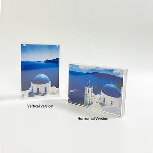 Modern Decorative Free Standing Magnetic Clear Frameless Acrylic Picture <strong>Photo</strong> <strong>Frames</strong> <strong>7x5</strong> - Product Image 4