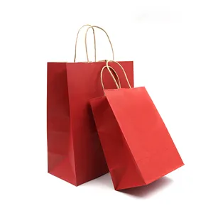 حقيبة تسوق من الورق المقوى مخصصة للبيع بالتجزئة بعلامة تجارية مطبوعة