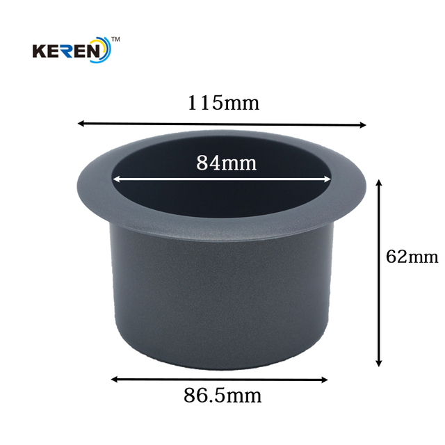 85*60mmH Wholesale Silver Gray Plastic Bottle Holder Car Seat Drink Cup Sofa coaster Cup Holder