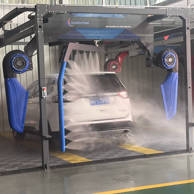 Modern Design Intelligent Double Arms 360 Electric Touchless Car Wash Machine with High Pressure Automatic Tunnel System