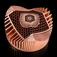 Núcleo de Intercambiador de Calor Anular de Metal Impreso en 3D Personalizado para Refrigeración de Motores y Turbinaria