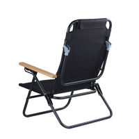 Chaise pliante portable réglable Kermit, légère, en acier, pour jardin, pique-nique, camping, plage, pêche