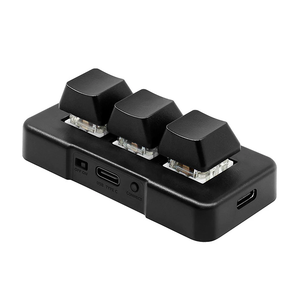 Mini <span class=keywords><strong>Teclado</strong></span> Mecánico Personalizado MK321 BT de 3 <span class=keywords><strong>Teclas</strong></span>, USB BT 2.4G, 3 Modos, Macro, <span class=keywords><strong>para</strong></span> Oficina, Juegos, Multimedia - Product Image 1