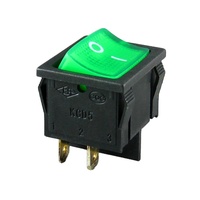 Interrupteurs à bascule KCD5 avec lumière verte Interrupteurs d'équipement médical 6A 250V AC