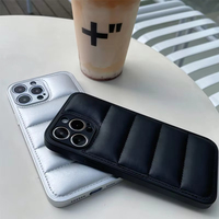 Coque de Téléphone Puffer The North Face pour iPhone 15 Pro/Pro Max et iPhone 16/15 Pro Plus Max