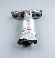 Collecteur d'échappement avec catalyseur OE 14002-JD90A compatible avec Nissan Qashqai J10 2.0L MR20DE Moteur essence Pièce de rechange automobile