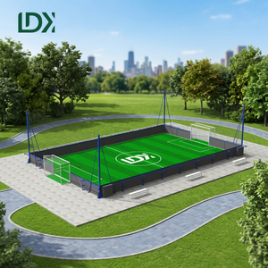 <span class=keywords><strong>Cage</strong></span> <span class=keywords><strong>de</strong></span> football durable LDK pour entraînement en salle et en extérieur, arène <span class=keywords><strong>de</strong></span> football <span class=keywords><strong>portable</strong></span> - Product Image 3