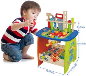 Vente en gros <span class=keywords><strong>de</strong></span> bancs <span class=keywords><strong>de</strong></span> construction en bois à thème <span class=keywords><strong>bricolage</strong></span> Offre Spéciale, ensemble d'établi puzzle pour enfants <span class=keywords><strong>de</strong></span> 3 ans et plus pour garçons et filles - Product Image 3