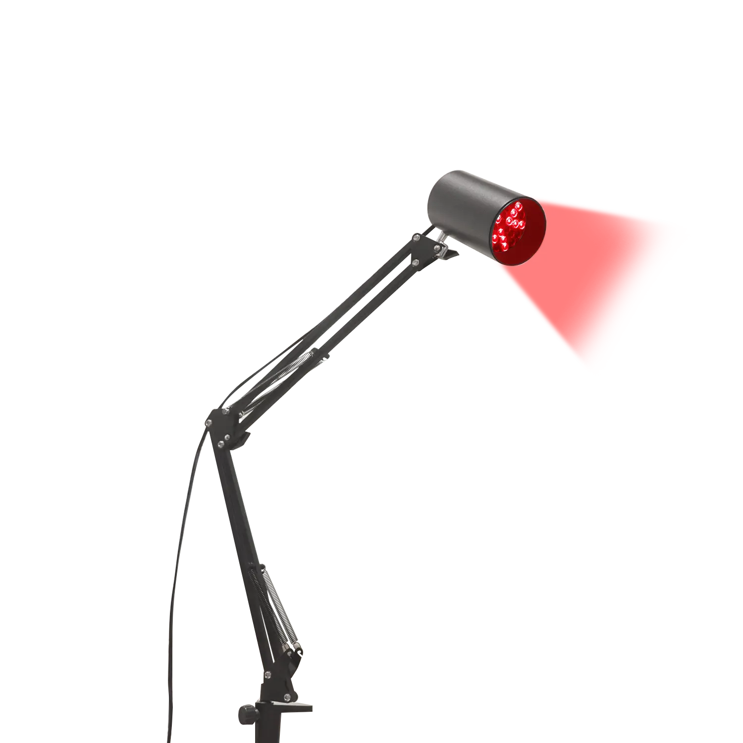 バルブ付き品質黒色縦型フロアスタンドビューティーサロン暖房赤外線理学療法ランプ