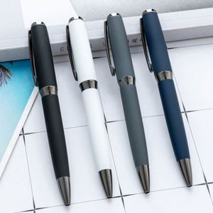 Stylos à bille métalliques de 1,0 mm avec logo personnalisé, multicolores et rotatifs, pour hôtels, conférences et promotions (vente en gros) - Product Image 1