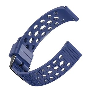 Bracelet pour Samsung Galaxy Watch 42 mm 46 mm, largeur 20 mm 22 mm, bracelet de remplacement en silicone souple pour <span class=keywords><strong>Garmin</strong></span> <span class=keywords><strong>Vivomove</strong></span> <span class=keywords><strong>HR</strong></span> - Product Image 4
