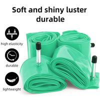 MOTSUV Fat Bike TPU Inner Tube Lightweight Puncture Resistant Integrated Alloy Schrader Valve for 20/24/26/27.5/29 MTB BMX Tires