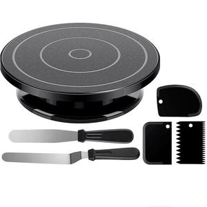 Juego de Accesorios para Hornear en la Cocina con Plato Giratorio Antideslizante y Boquillas de Decoración para Pasteles de Cumpleaños y Bodas - Product Image 4