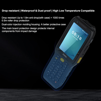 Terminal Portátil PDA Android 12 Resistente de 4 Pulgadas, 6700mAh, Octa-core 2.0GHz, 4+64GB, IP68, PDA Industrial con Teclado para Almacén