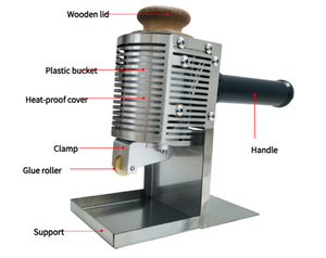 Machine à coller manuelle portative pour granulés adhésifs thermofusibles, idéale pour les cartons - Product Image 5