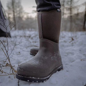 100% bottes en caoutchouc bottes en <span class=keywords><strong>néoprène</strong></span> de jardin résistantes au <span class=keywords><strong>froid</strong></span> bottes de neige isolées pour l'hiver - Product Image 3