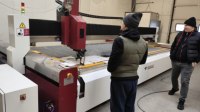 Machine de découpe à jet d'eau industrielle CNC 5 axes pour la découpe de tôles en acier au carbone et en fer, système certifié CE