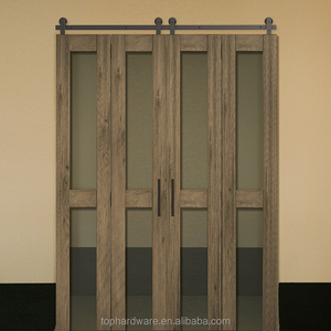 Bifold Intérieur Insonorisé Double Face Coulissant <span class=keywords><strong>Planche</strong></span> <span class=keywords><strong>De</strong></span> <span class=keywords><strong>Bois</strong></span> Massif Portes <span class=keywords><strong>De</strong></span> Grange - Product Image 6