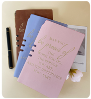 Carnet de réunion de haute qualité personnalisable Cahier de bureau de haut niveau d'apparence avec matériel en papier Impression de logo personnalisée