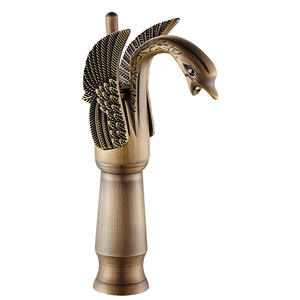 Grifo de lavabo antiguo europeo de cobre, grifo de lavabo, <span class=keywords><strong>grifos</strong></span> mezcladores de agua fría y caliente, grifo de <span class=keywords><strong>animales</strong></span>, <span class=keywords><strong>grifos</strong></span> de lavabo de mostrador - Product Image 2