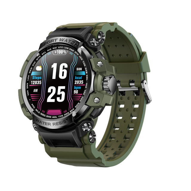 2025 New Product LC16 Round Dial Touch Screen Call Answer Waterproof Outdoor Sports Tracker Smartwatch