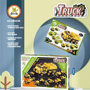 प्रमाणित स्टेम परिवहन भवन ब्लॉक ने बच्चों के खेल के लिए शैक्षिक एब्स प्लास्टिक निर्माण खिलौना निर्धारित किया - Product Image 3