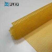 Tissu en maille enduit de PVC résistant à l'eau salée FLFX, maille occultante de qualité marine pour les structures de protection côtière