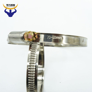 Tipo alemán 76mm tornillo de <span class=keywords><strong>acero</strong></span> <span class=keywords><strong>inoxidable</strong></span> pesado del <span class=keywords><strong>tubo</strong></span> telescópico de Primavera de la abrazadera de la manguera - Product Image 2