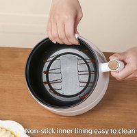 Yuedisi En gros, Cuiseur électrique multifonction 1,8 L avec cuiseur vapeur, 600W, Mini cuiseur à riz et faitout antiadhésif