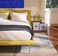 Ensemble de meubles de chambre à coucher modernes en bois massif de luxe au prix d'usine pour les hôtels cinq étoiles, les appartements, service d'approvisionnement en design unique