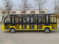 Autobús Turístico Eléctrico Ecológico de Lujo para 14 Pasajeros, Vehículo de Transporte para Recorridos Turísticos Urbanos Modernos