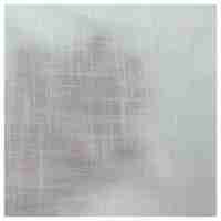 Tissu de rideau transparent extra large aspect lin 180 g/m² texture quadrillée polyester imitation lin pour fenêtre