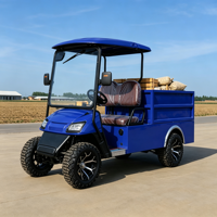 Voitures de golf chinoises personnalisées de haute qualité, 2 places, polyvalentes, à bas prix, pour clubs et visites touristiques, avec camionnette