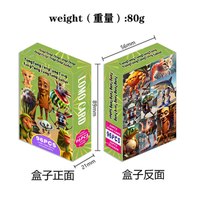 Surtido de <span class=keywords><strong>Anime</strong></span> 96 Piezas/Caja Fototarjetas de Dibujos Animados de Alta Calidad Tarjetas LOMO de <span class=keywords><strong>Anime</strong></span> Sin Repetir Postales en Caja de Papel Estucado para Colección de Fans - Product Image 5