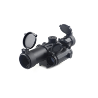 Lunette optique en alliage d'aluminium 4X32M1 avec base de montage de 20 mm et viseurs à point rouge latéraux pour la chasse en plein air et l'utilisation tactique
