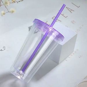 Vaso Acrílico de Doble Pared con Luces LED Intermitentes de 16 oz, Ideal para Fiestas, Promociones y Regalos - Product Image 4
