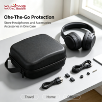 Étui Organisateur Étanche pour Casque Audio, Fermeture Éclair, Coque Rigide en EVA Personnalisée, Poche en Maille pour Casque de Jeu, Vente en Gros OEM