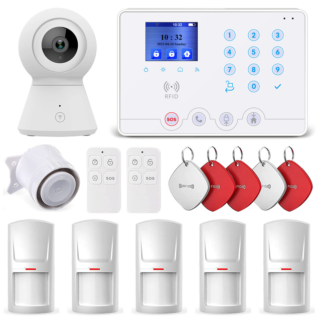 Smart Home Security Alarm System Tuya 4G GSM Wi-Fi Gateway with 3-Year Warranty APP Available Certified Universal Frequency