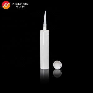 Cartucho de una pieza de <span class=keywords><strong>HDPE</strong></span>/LDPE vacío de 300ml con tapa utilizada para sellador y relleno de silicona Color personalizado - Product Image 3