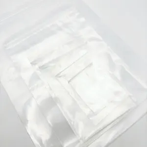 Recycled PE Self-sealing Bags Custom Durable Ziplock Bag Transparent Packaging Bag