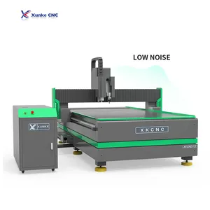 Làm mát bằng nước 3.2 kW trục chính công cụ cắt gỗ CNC Router máy vật liệu mềm làm việc với ocsiliating dao