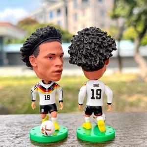 Figurine de football en PVC 2026, statue bobblehead personnalisée faite à la main, artisanat en résine, figurine de joueur de football bobblehead - Product Image 3