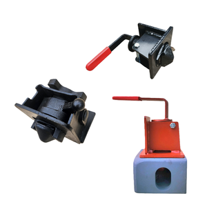 Pièces d'<span class=keywords><strong>essieu</strong></span> en acier d'occasion de haute qualité de marque Shengda, accessoires pour semi-remorques porte-conteneurs à verrouillage torsadé, peintes/revêtues par poudrage pour véhicules lourds et légers - Product Image 1