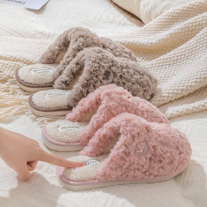 Wholesale New Products PVC <b>Sole</b> Couple's Cotton <b>slippers</b> Plush Lining Thermal Cotton <b>slippers</b> With Brand New High Quality - Product Image 4