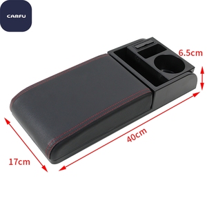 AC-445A Universal Car Front <b>Console</b> Armrest Box PVC Leather with USB Charging Multi-Function Storage Interior Kit - Product Image 2