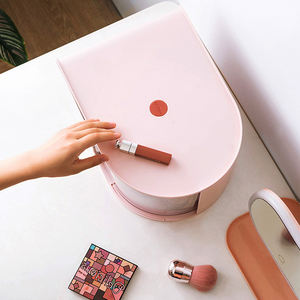 Organisateur de maquillage transparent en plastique acrylique pour femmes <span class=keywords><strong>YOUNA</strong></span>, tiroir à rouge à lèvres, bureau à domicile, sacs de rangement écologiques - Product Image 6