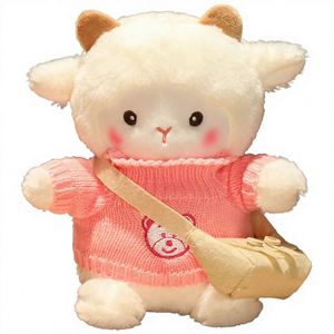Lamb Plush Toy & Soft Sheep <b>Pillow</b> Cloth Doll Valentine's Day and Birthday Gift for Girls Mini 21cm - Product Image 3