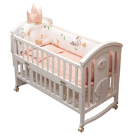 Lit bébé multifonction confortable blanc, lit bébé pratique à côté du lit, berceau pour bébé, lits superposés pour nouveau-nés